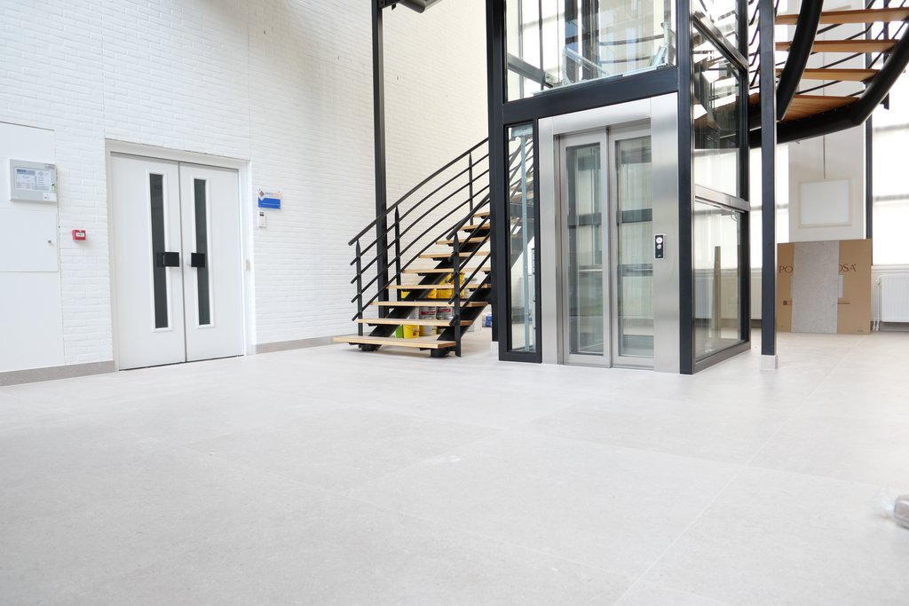 Finished entrance area at Luna, Amersfoort